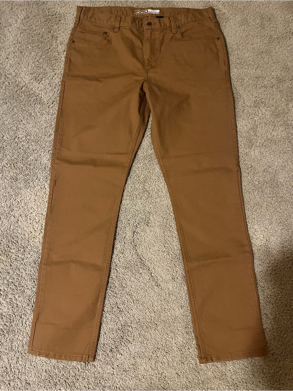 Carhartt Men's Chino Pants in Caramel Brown